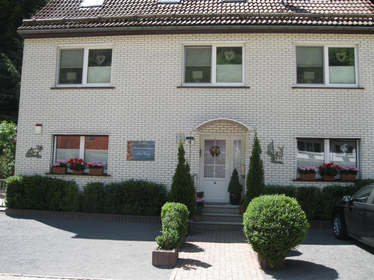 Ferienwohnung Schwarzer Hirsch Wieda Esterno foto