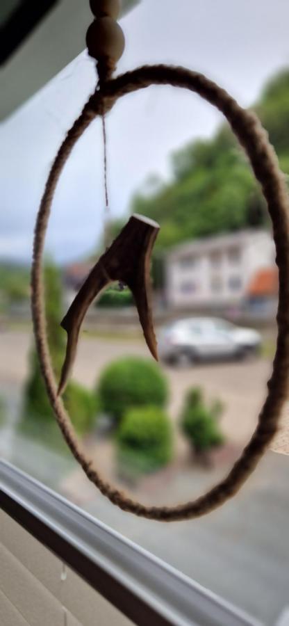 Ferienwohnung Schwarzer Hirsch Wieda Esterno foto