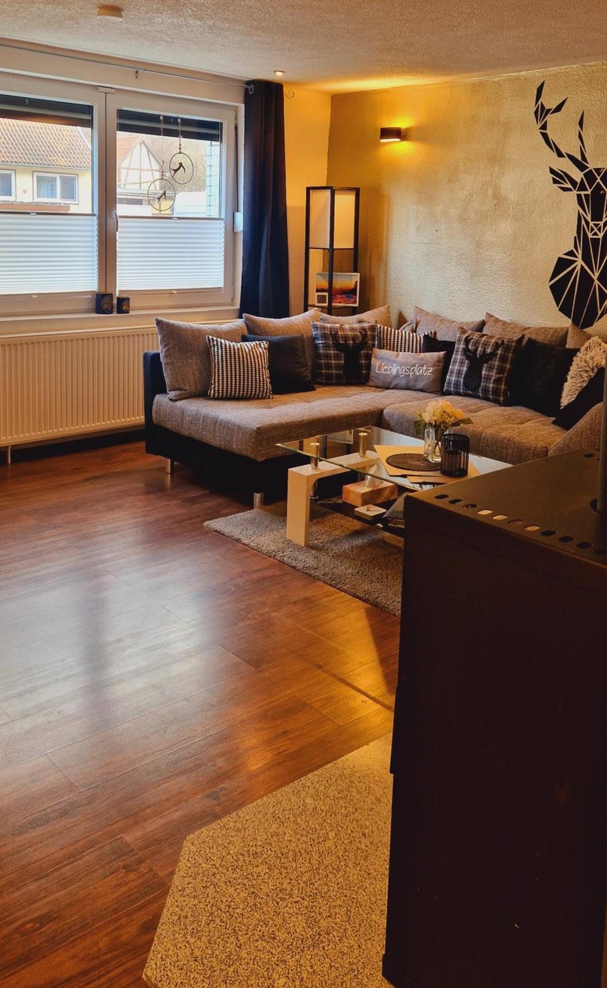 Ferienwohnung Schwarzer Hirsch Wieda Esterno foto